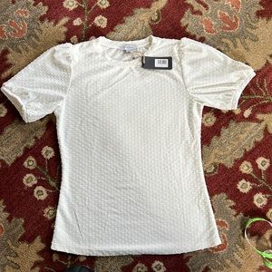 Polagram Ivory Swiss Dot Top